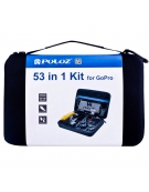 53 in 1 GoPro Accessoire Kit met oa. EVA hoes / case + borstband + Zuignap Houder 