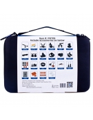 53 in 1 GoPro Accessoire Kit met oa. EVA hoes / case + borstband + Zuignap Houder 
