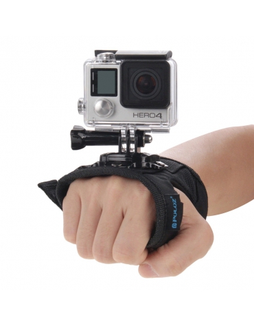 PULUZ 360 graden draaiend Glove Style Palm Strap Mount Band voor GoPro HERO4 Session /4 /3+ /3 /2 /1, Xiaomi Yi Sport Camera