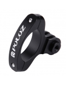 PULUZ Aluminium Fiets Handvat Adapter Bevestiging voor GoPro HERO 5 / 4/3 + / 3/2/1, Xiaoyi en vele andere merken (zwart)