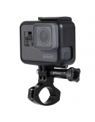 PULUZ Aluminium Fiets Handvat Adapter Bevestiging voor GoPro HERO 5 / 4/3 + / 3/2/1, Xiaoyi en vele andere merken (zwart)