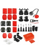 Gopro Accessoire set camo met 53 accessoires voor GoPro HERO 5 / 4 Sessie / 4 / 3+ / 3 / 2 / 1 / 