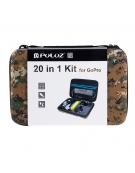 20 in 1 GoPro accessoire combo kit camo voor GoPro HERO 5 / 4 Session / 4 / 3+ / 3 / 2 / 1