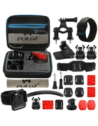 PULUZ 24 in 1 Fietshouder Accessoires Combo Kit 