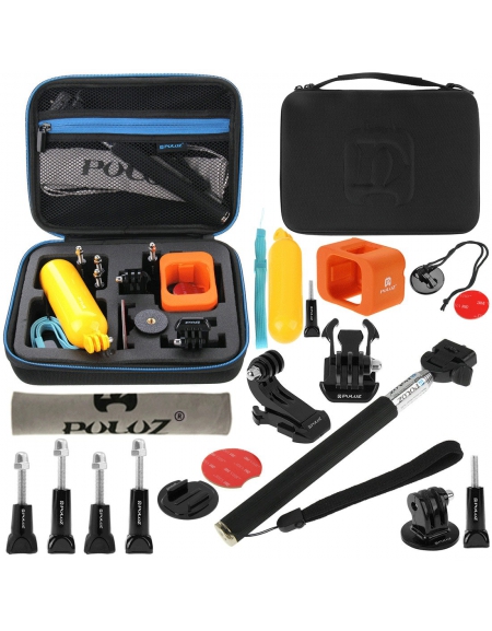 PULUZ 18 in 1 Accessoires Combo Kit met EVA hoesje 