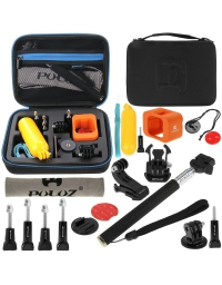 PULUZ 18 in 1 Accessoires Combo Kit met EVA hoesje 
