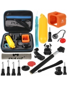 PULUZ 18 in 1 Accessoires Combo Kit met EVA hoesje 