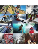 GoPro adapter met instelbare draaiarm voor GoPro Hero 5 / 4 / 3+ / 3 / 2 / 1