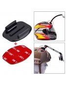 2 Vlakke Mounts + 2 zelfklevende bevestiging Stickers voor GoPro Hero 5 / 4 / 3+ / 3 / 2 / 1