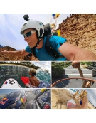 2 Vlakke Mounts + 2 zelfklevende bevestiging Stickers voor GoPro Hero 5 / 4 / 3+ / 3 / 2 / 1