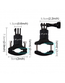 PULUZ 360 graden rotatie aluminium handgreep fiets adapter 