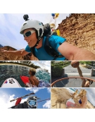2 Puluz GoPro curved mounts + 2 zelfklevende bevestiging Stickers