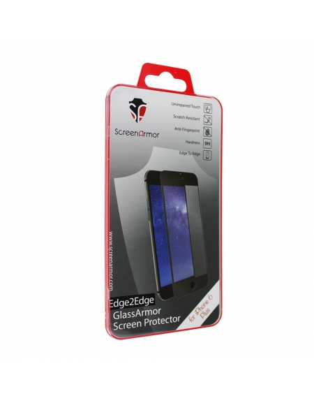 ScreenArmor - Apple iPhone 6 Plus - Edge2Edge GlassArmor Black