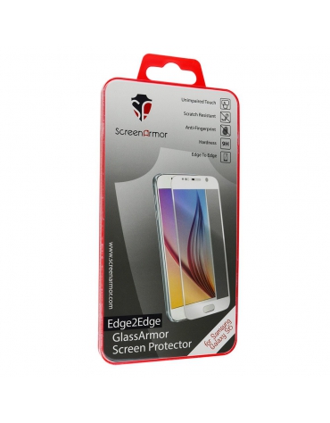 ScreenArmor - Samsung Galaxy S6 G920 - Edge2Edge GlassArmor White