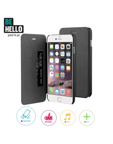 BeHello iPhone 6 / 6S Book Case Black