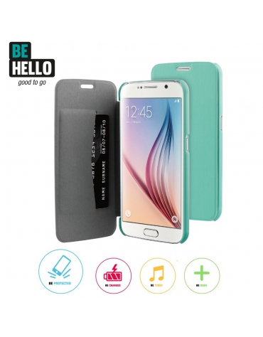 BeHello Samsung Galaxy S6 Book Case Green