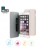 BeHello iPhone 6 Plus / 6S Plus Book Case Beige