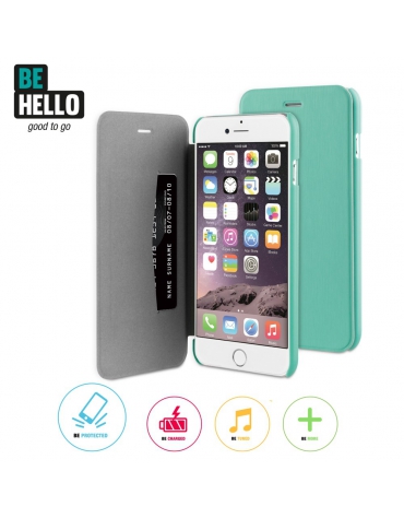 BeHello iPhone 6 Plus / 6S Plus Book Case Green