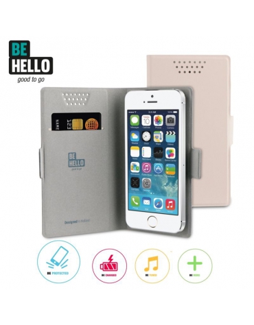 BeHello Universal Book Case Sticky Magnet Size L Beige
