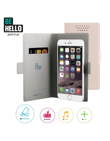 BeHello Universal Book Case Sticky Magnet Size XXL Beige