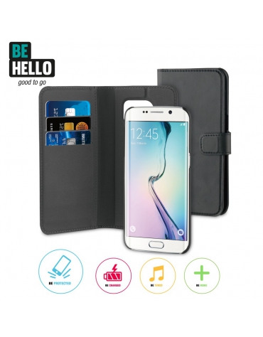 BeHello Samsung Galaxy S7 Edge 2-in-1 Wallet Case Black