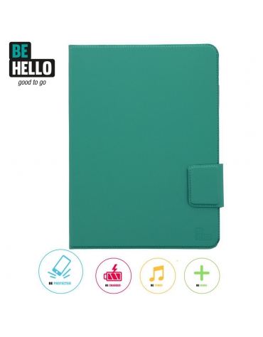 BeHello Samsung Galaxy Tab 4 10.1 Stand Case Green