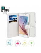 BeHello Samsung Galaxy S6 Wallet Case White