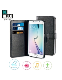 BeHello Samsung Galaxy S6 Edge Wallet Case Black