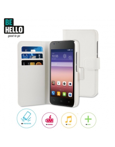 BeHello Huawei Ascend Y550 Wallet Case White