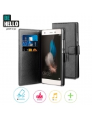 BeHello Huawei P8Lite Wallet Case Black