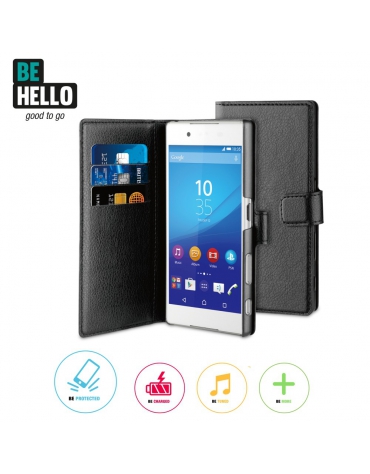 BeHello Sony Xperia Z5 Compact Wallet Case Black
