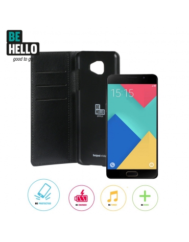 BeHello Samsung Galaxy A5 SM-A510F Wallet Case Black