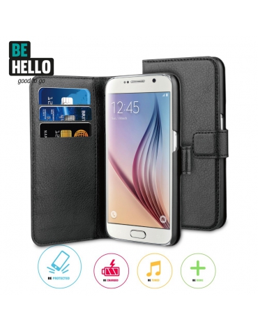 BeHello Samsung Galaxy S7 Wallet Case Black