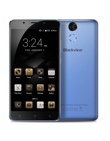 Blackview P2 Lite, 5.0 inch, Android 7.0, Octa Core, 6000mAh, 3GB / 32GB Blue